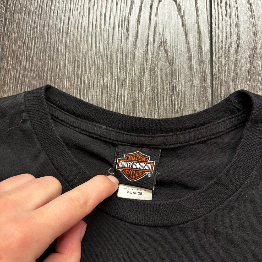 Harley-Davidson XL Sedona Arizona Graphic T-Shirt Mens Black Red Rocks Y2k - Picture 5 of 8